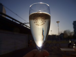 Bubbly in the sun!