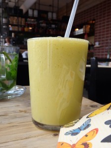 Yellow smoothie